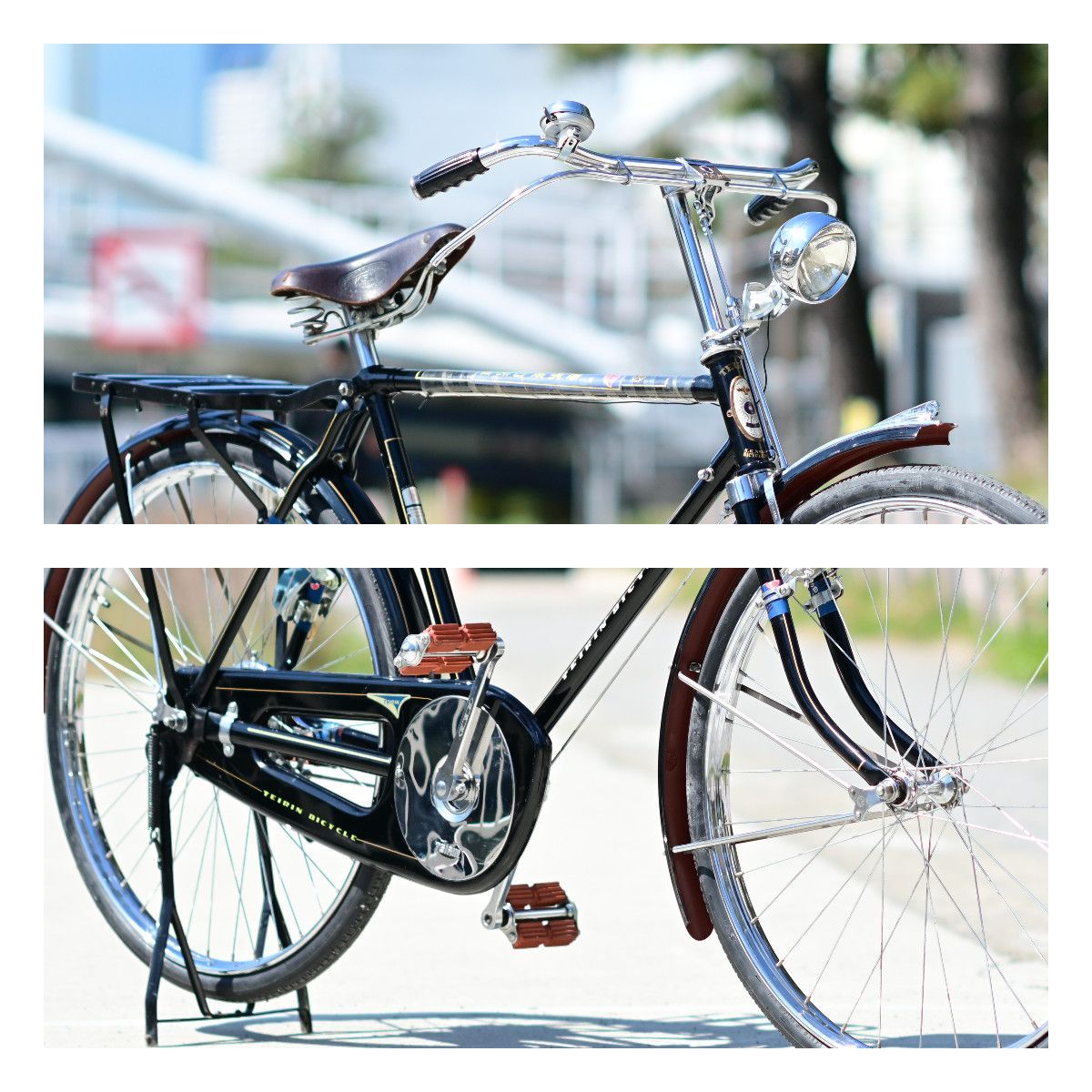 実用自転車 帝國輪業/TEIRIN 昭和30年代 昭和レトロ タイヤ新品 整備 帝輪 自転車 実用車 (昭和30年代) 26インチ レストア済 - メルカリ
