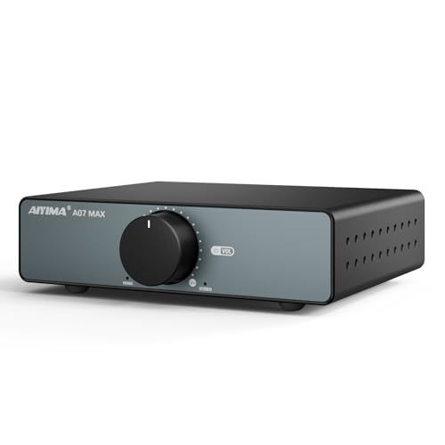 D☆AIYIMA A07 MAX HIFI パワーアンプ 2チャンネルホームオーディオ