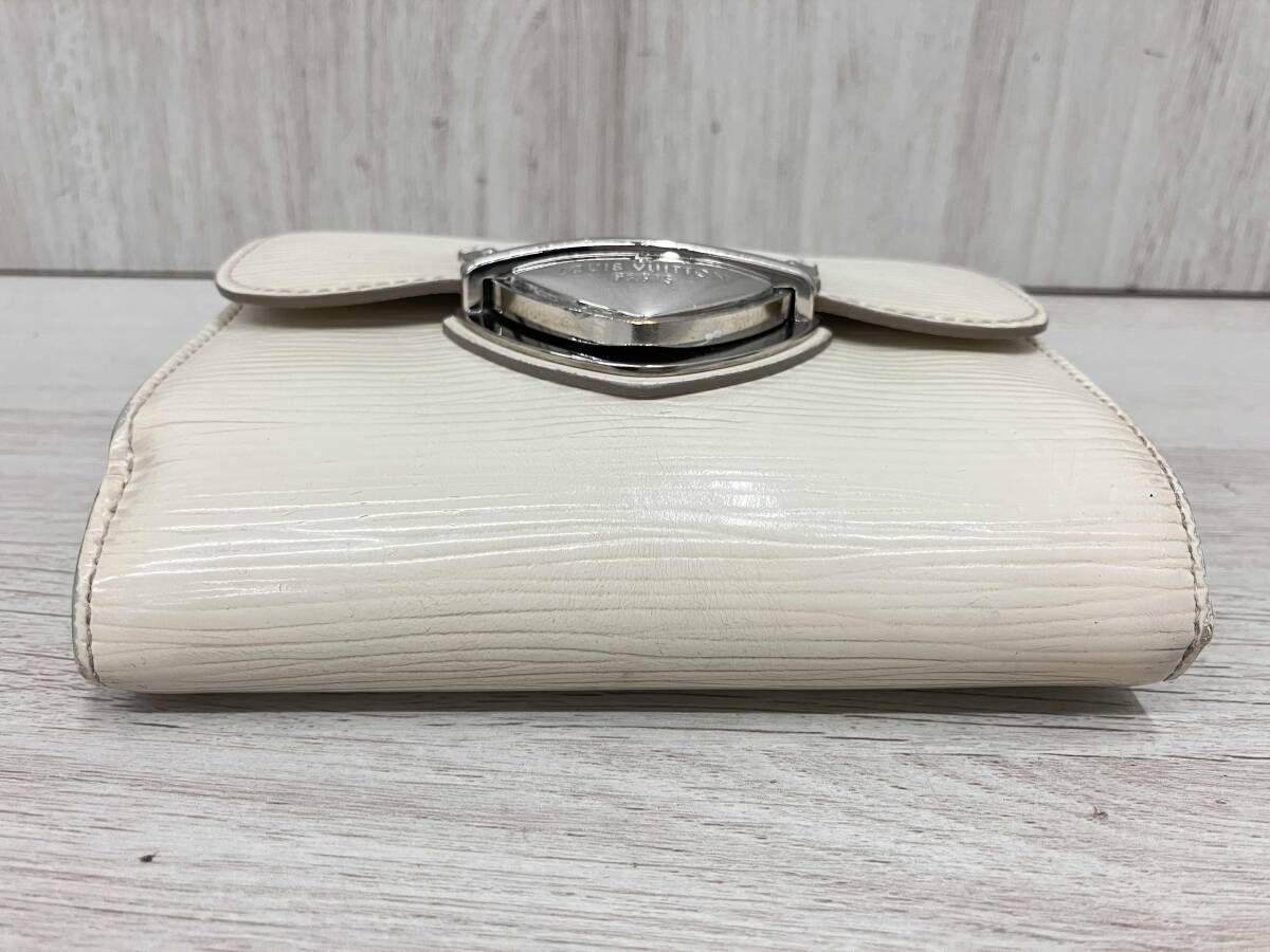 【極美品】ルイヴィトン エピ ポルトフォイユジョイ 三つ折り財布 白 ルイヴィトン LOUIS VUITTON エピ ポルトフォイユ・ジョイ 三つ折り