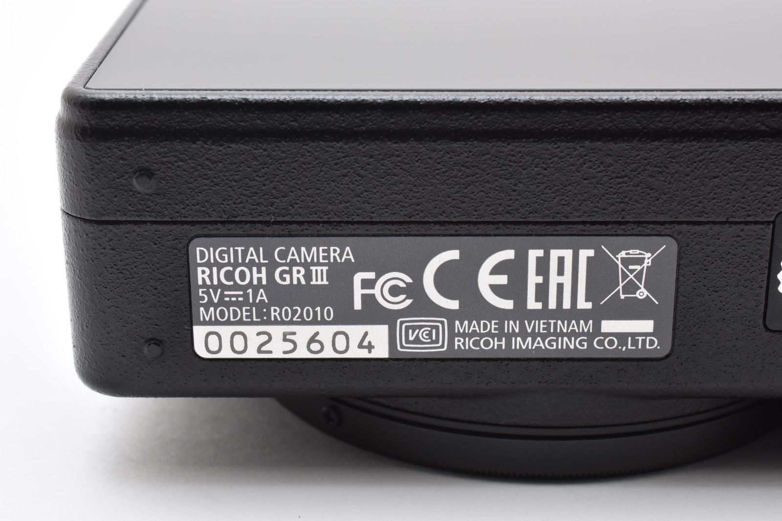 返品保証】☆極上品☆リコー RICOH GR III 《ショット数：387回