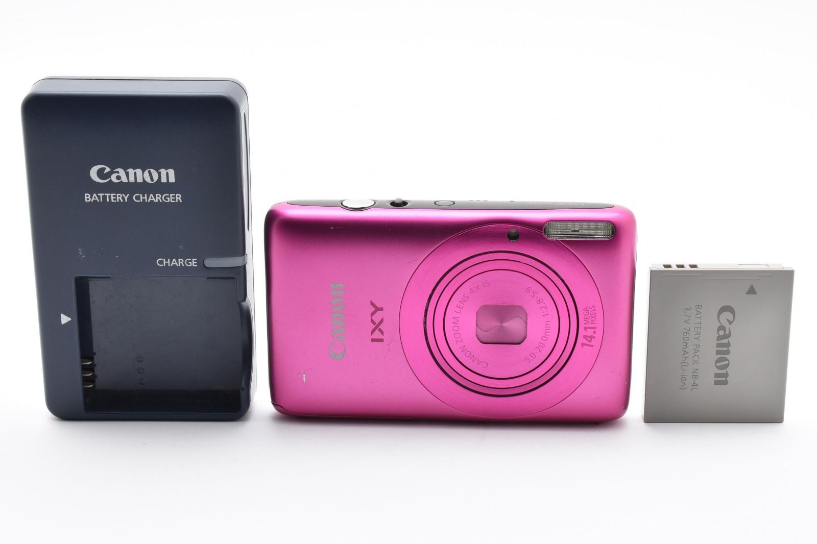 返品保証】☆美品☆キヤノン Canon IXY 400F PC1472 ピンク コンパクト