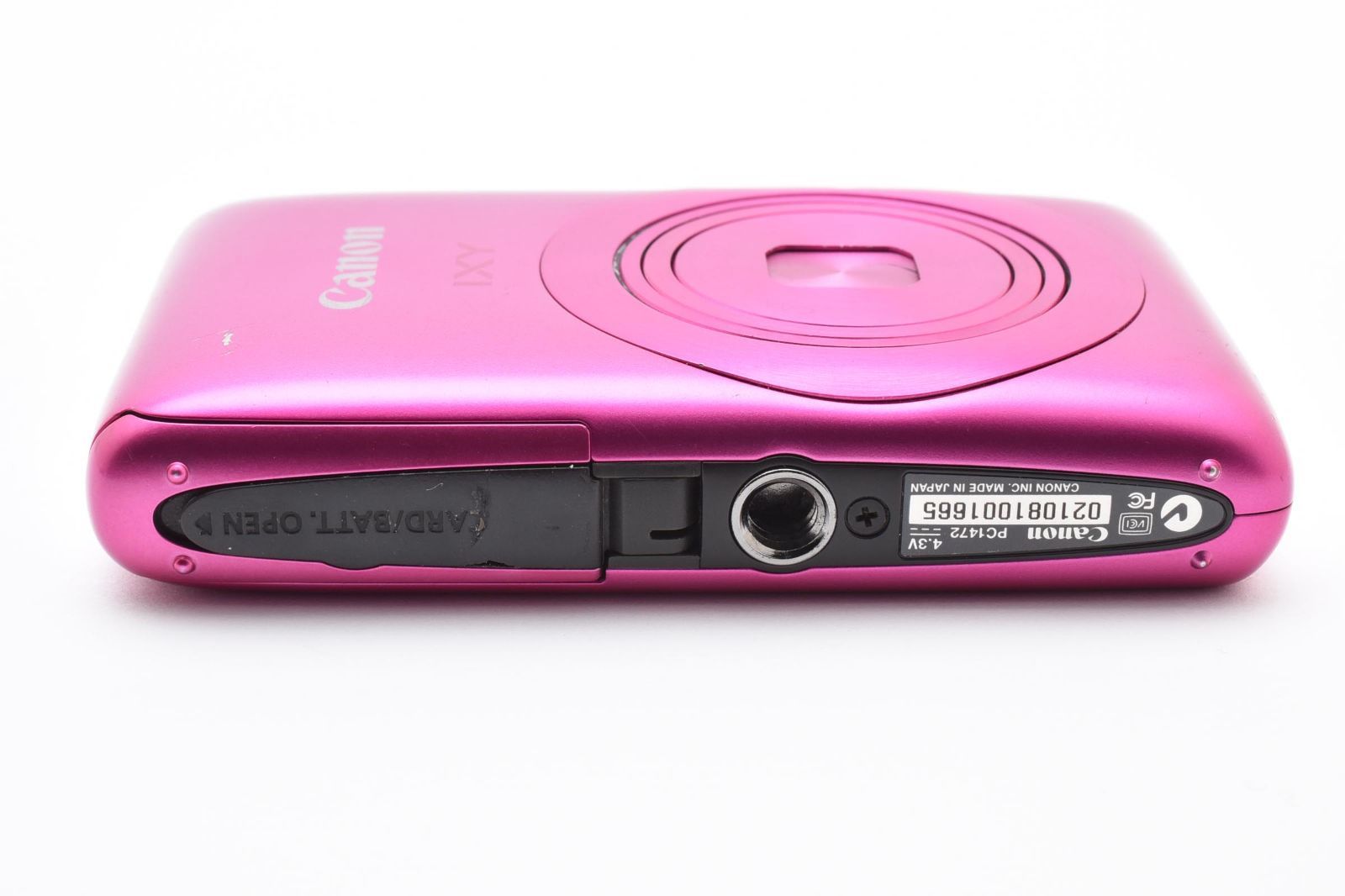 Canon デジカメ　IXY 400F PC1472 キャノン 返品保証】☆美品☆キヤノン Canon IXY 400F PC1472 ピンク コンパクト