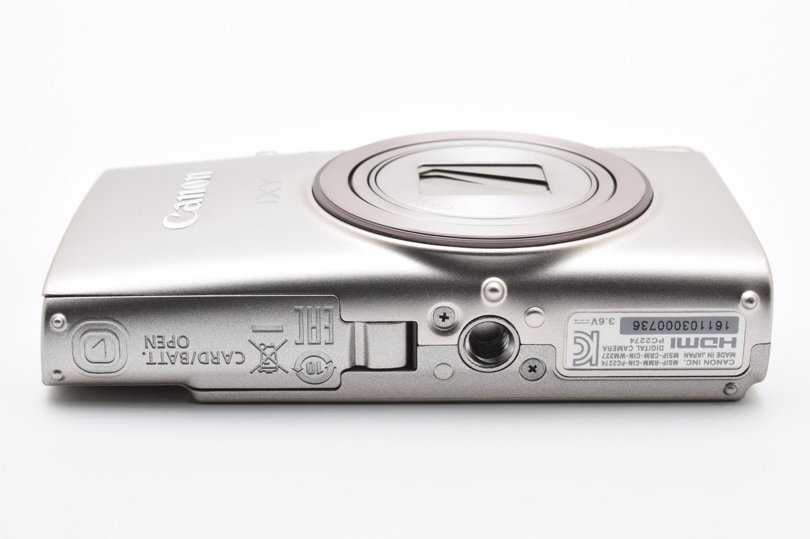 返品保証】☆新品級☆キヤノン Canon IXY 650 m シルバー☆ L438#7650