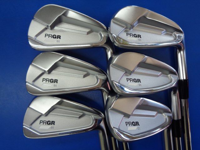 GK高辻激安[5964] アイアンセット プロギア PRGR 01 2023/NSPROMODUS3TOUR105 6本セット/R/5-9 P