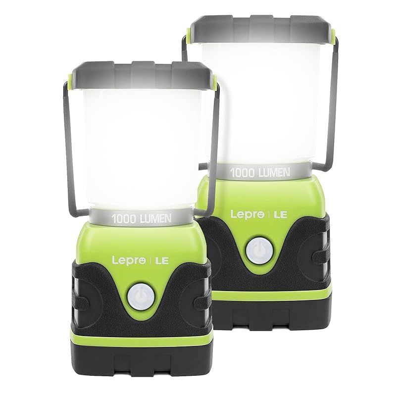 Lepro LED ランタン キャンプランタン 【超高輝度 1000ルーメン/実用点灯12-240時間/電池式/昼光色・昼白色・電球色切替/4つ点灯モード/無段階調光調色/防滴仕様】ソロキャンプ アウトドア キャンプ 登山 夜釣り 防災 停電 緊急 非常用 1
