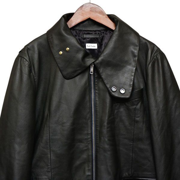 Paul Smith ポールスミス ファーストライン ハイネック ラムレザー