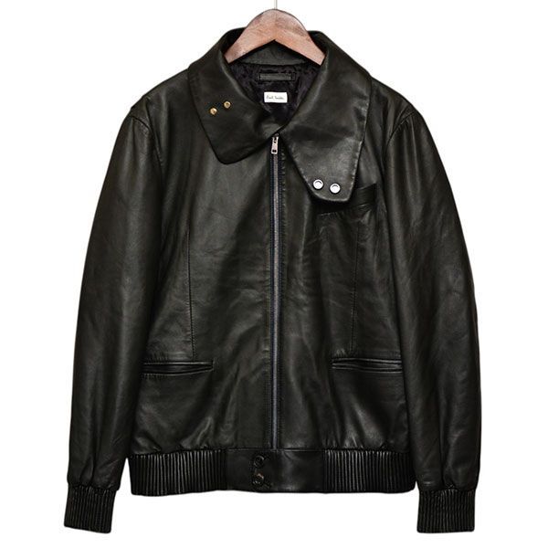 Paul Smith ポールスミス ファーストライン ハイネック ラムレザー