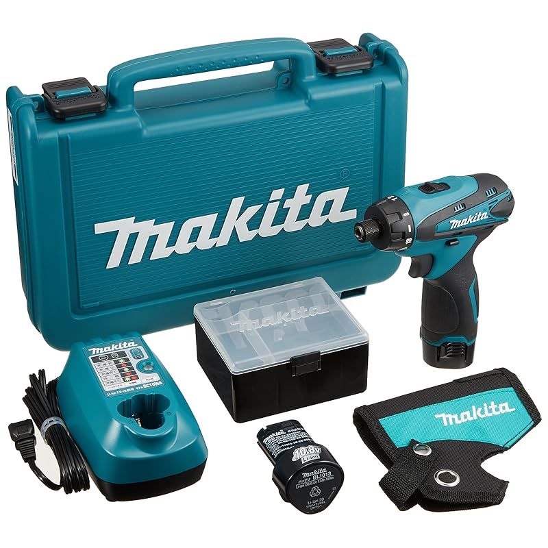 マキタ 充電式ドライバドリル 10.8V DF030DWX バッテリー2個付き 0