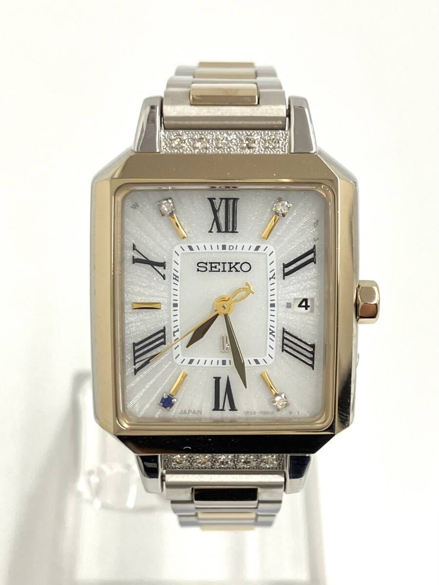 SEIKO LUKIA 1B32-0AP0 SSVW178 電波ソーラー レディース腕時計 ルキア