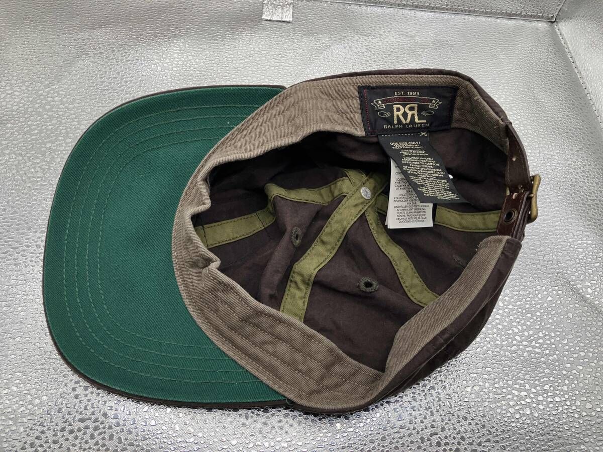 RRL オイルクロス ベースボール キャップ ダブルアールエル ラルフ