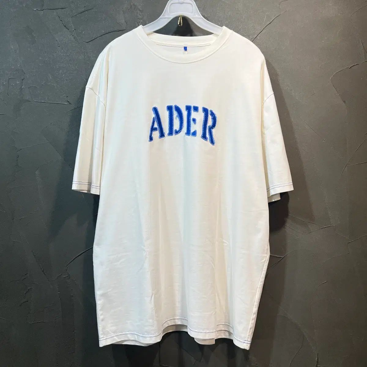 A2 21ss ADER ERROR アーダーエラー ブルー スティッチ 半袖 Tシャツ
