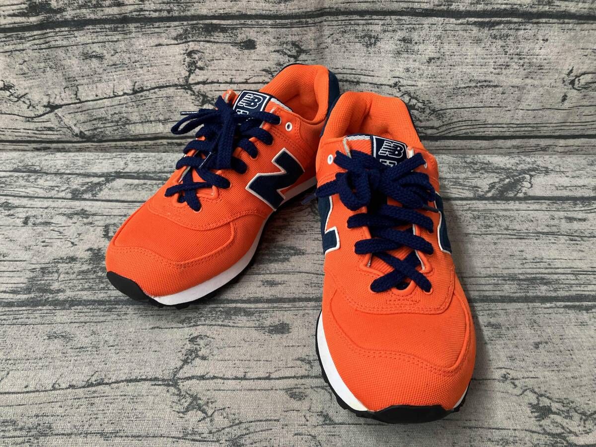 new balance ニューバランス スニーカー ML574POO オレンジ 27cm