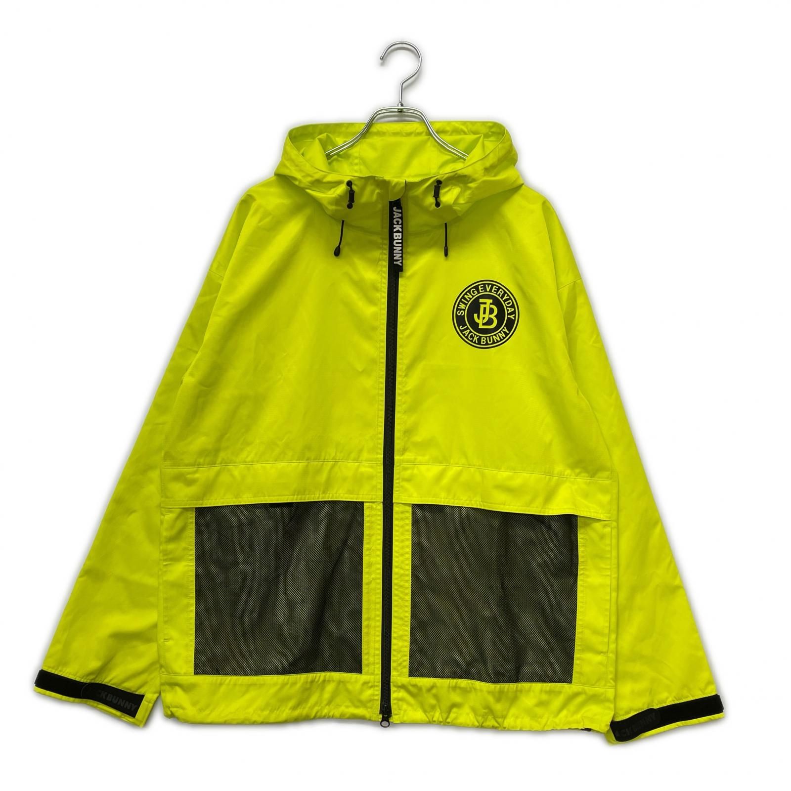 【未使用】ジャックバニー ゴルフ ダブルジップ メッシュ ジャケット L 中古 メンズ ジャックバニー Jack Bunny!! フルジップアウター 5(L