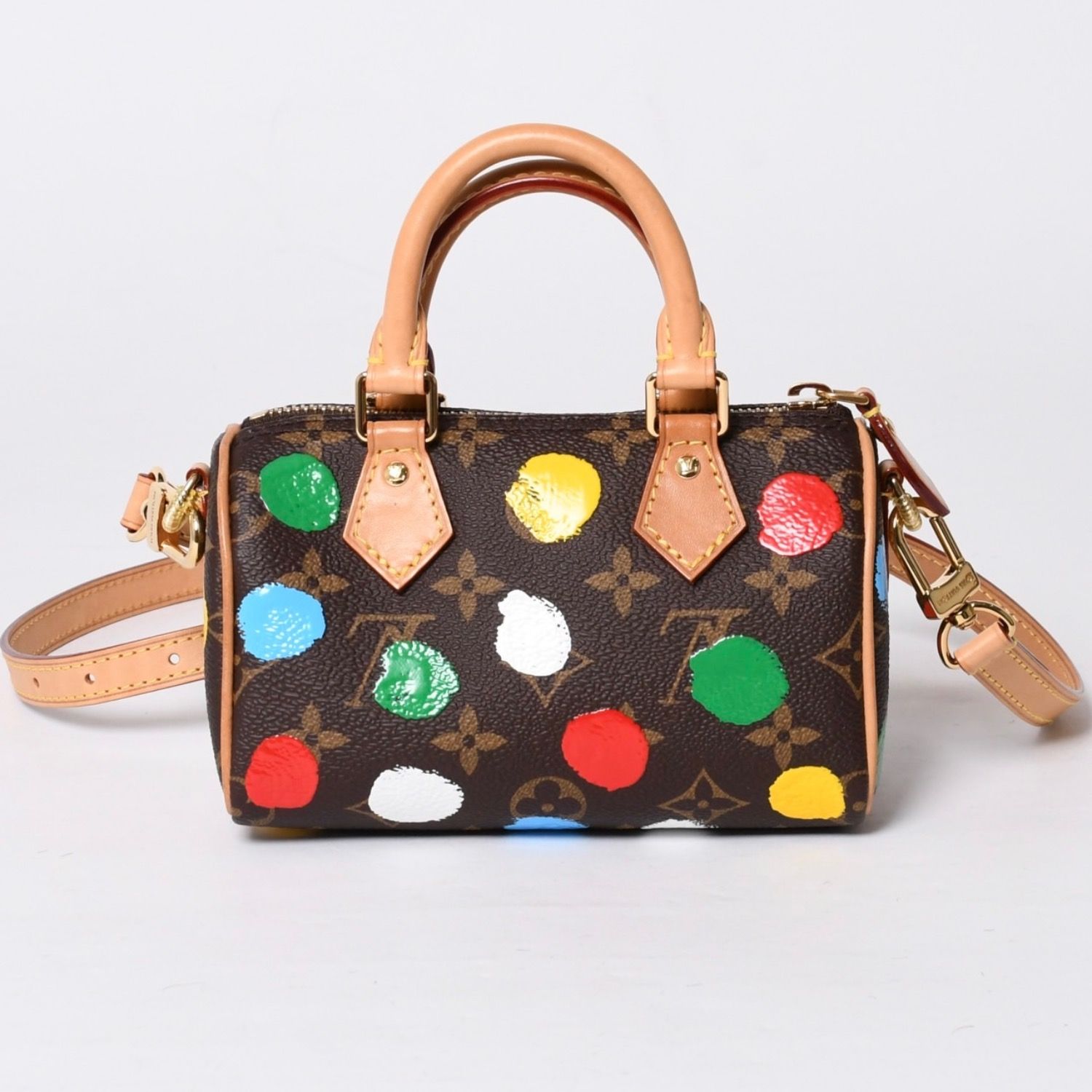 極美品 LOUISVUITTON ルイヴィトン 草間彌生 ナノスピーディー マルチ 