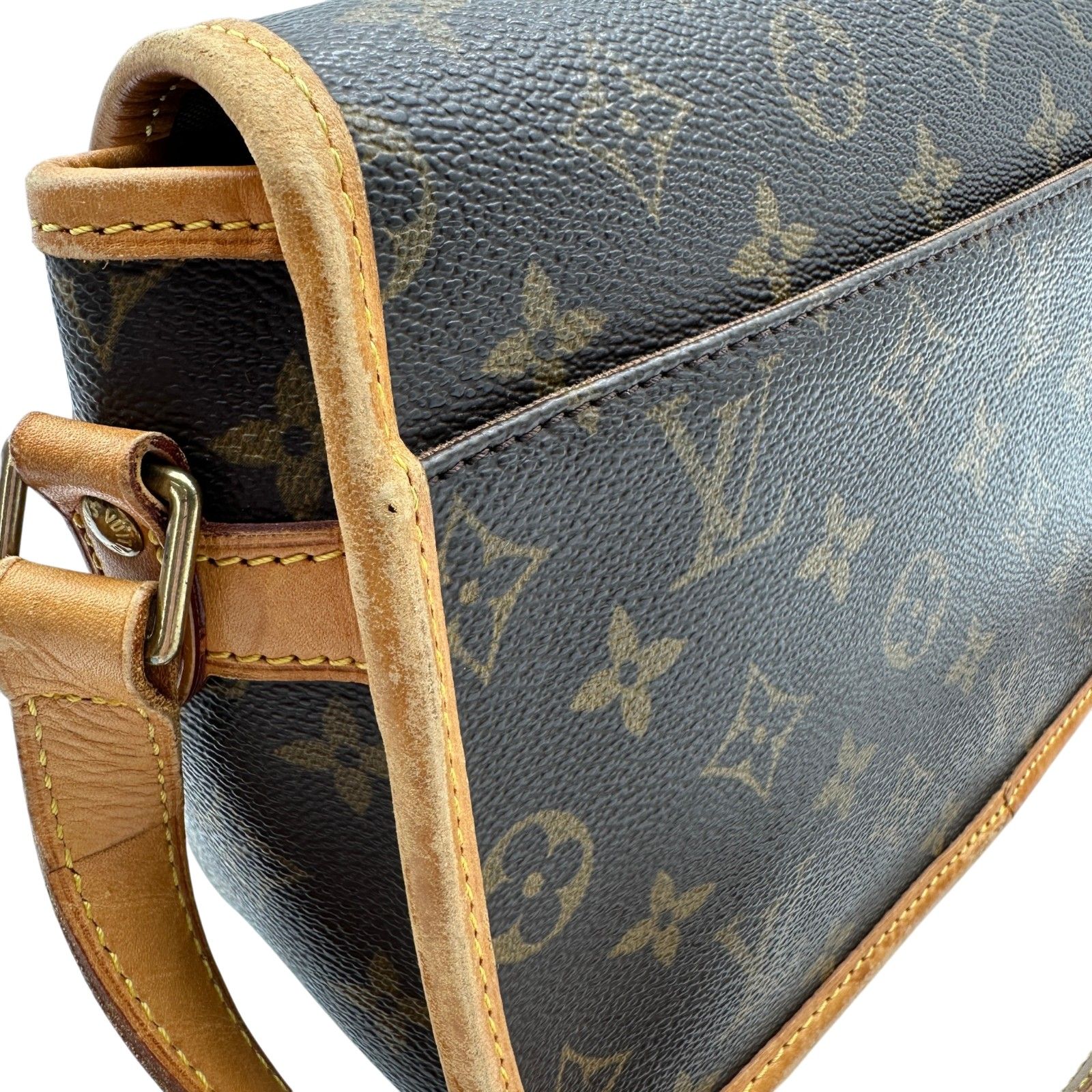 ルイ・ヴィトン LOUIS VUITTON ソローニュ M42250 ブラウン モノグラム レディース ショルダーバッグ LOUIS VUITTON - ルイ・ヴィトン LOUIS VUITTON ソローニュ M42250