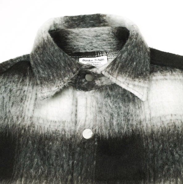Danke Schon ダンケシェーン 25AW SHAGGY SHIRTS シャギーチェック Danke Schon ダンケシェーン 25AW SHAGGY SHIRTS シャギーチェック