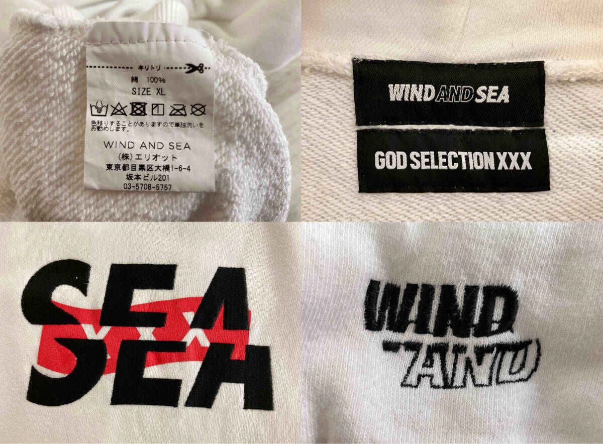 ✨レア✨GODSELECTION XXX × WIND AND SEA パーカー WIND AND SEA GOD SELECTION XXX HOODIE 