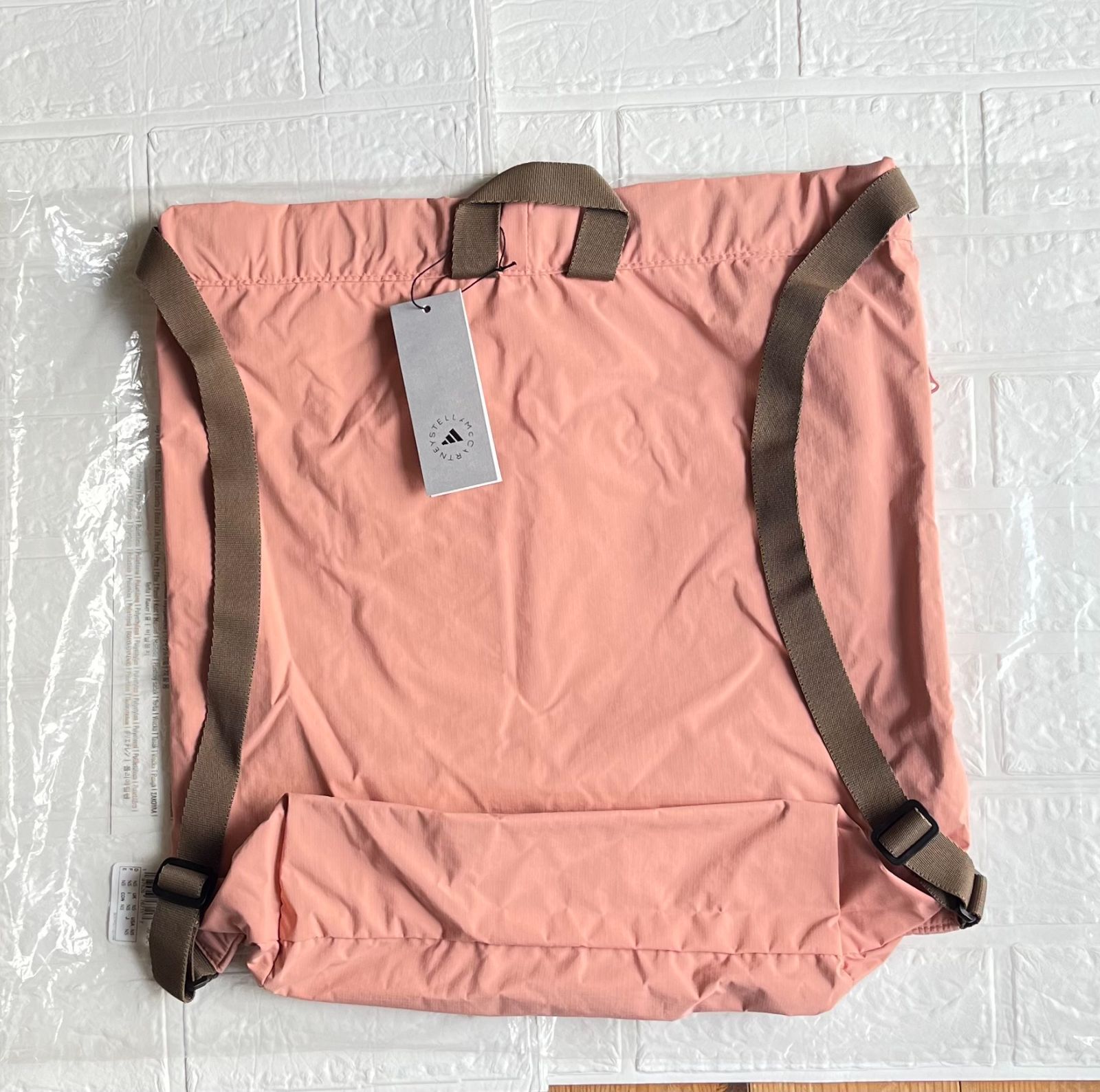 新品 人気 アディダスバイステラマッカートニー☆ ジムサック
