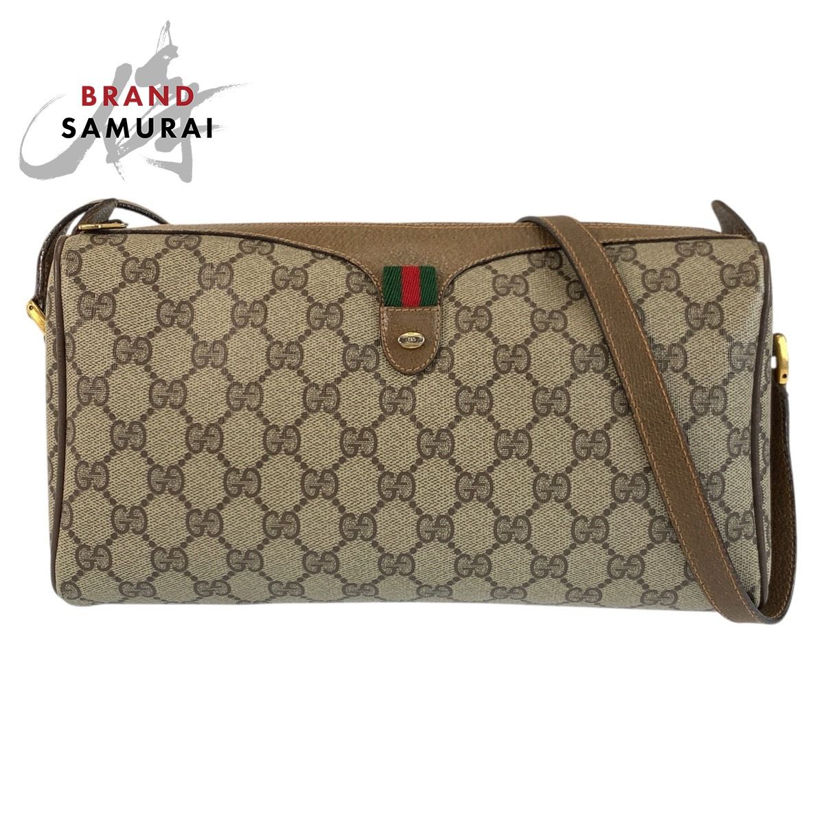 GUCCI シェリーライン GGスプリーム ポシェット GUCCI グッチ ヴィンテージ シェリーライン ベージュ GGスプリーム
