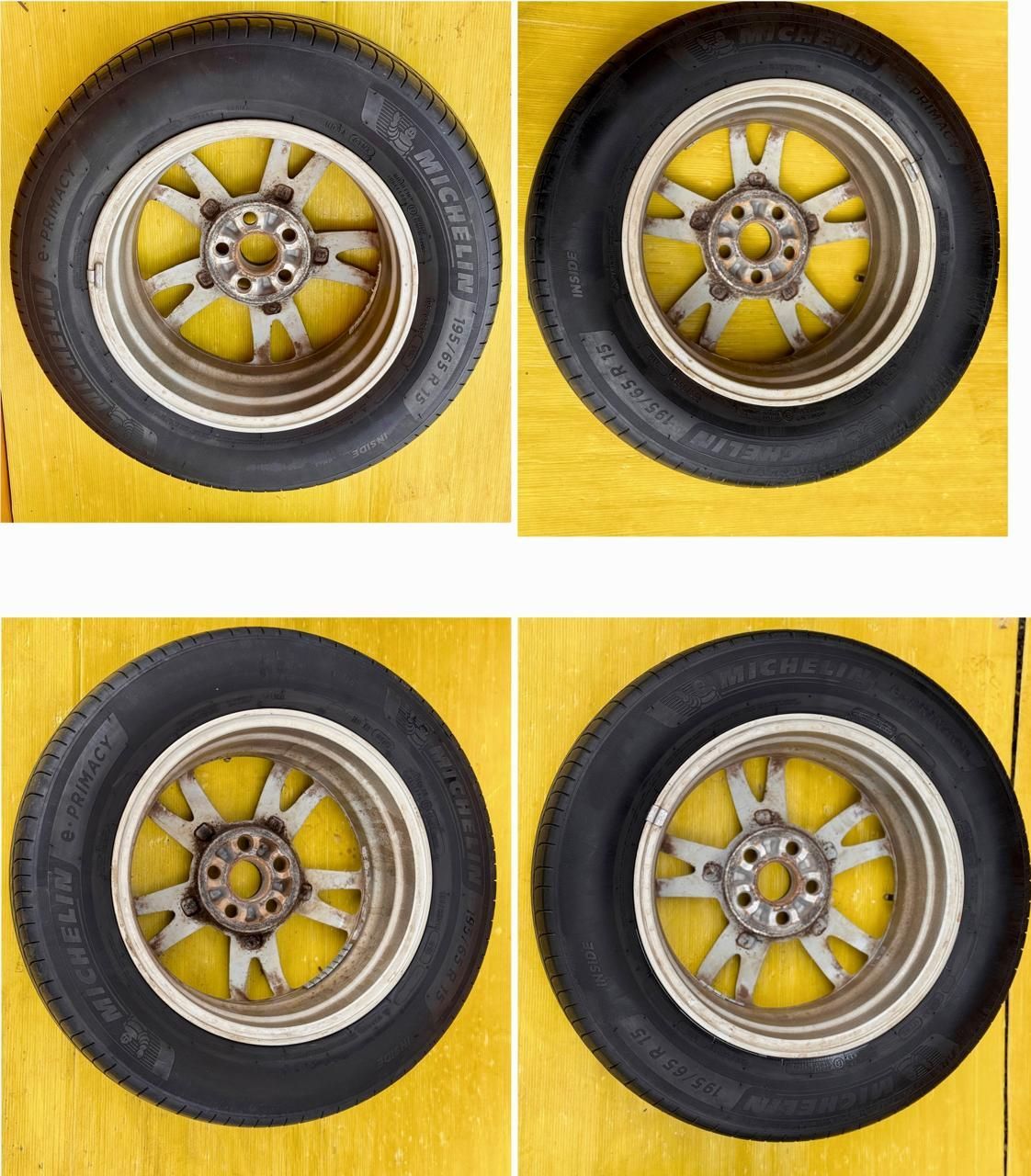 ZT-8611] 4本 5穴 TOYOTA トヨタ アルミホイール 日本製 15X6J ET45