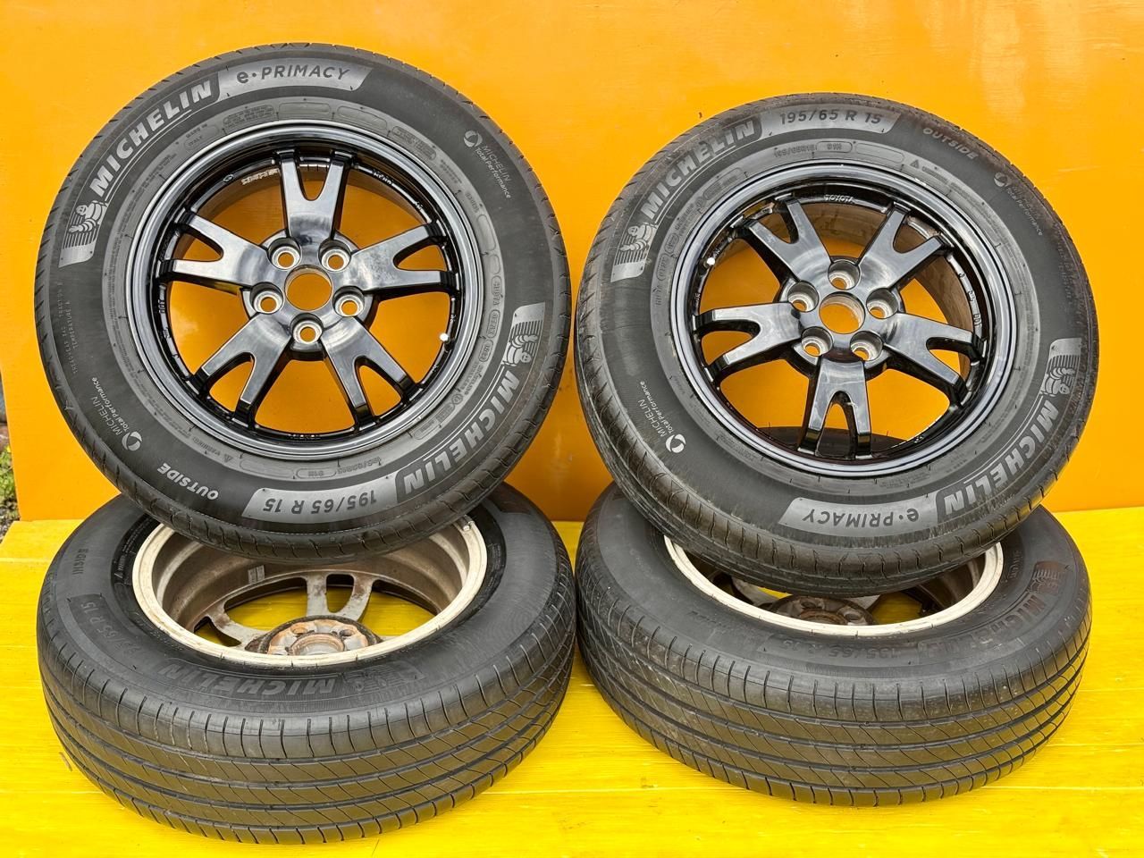 ZT-8611] 4本 5穴 TOYOTA トヨタ アルミホイール 日本製 15X6J ET45
