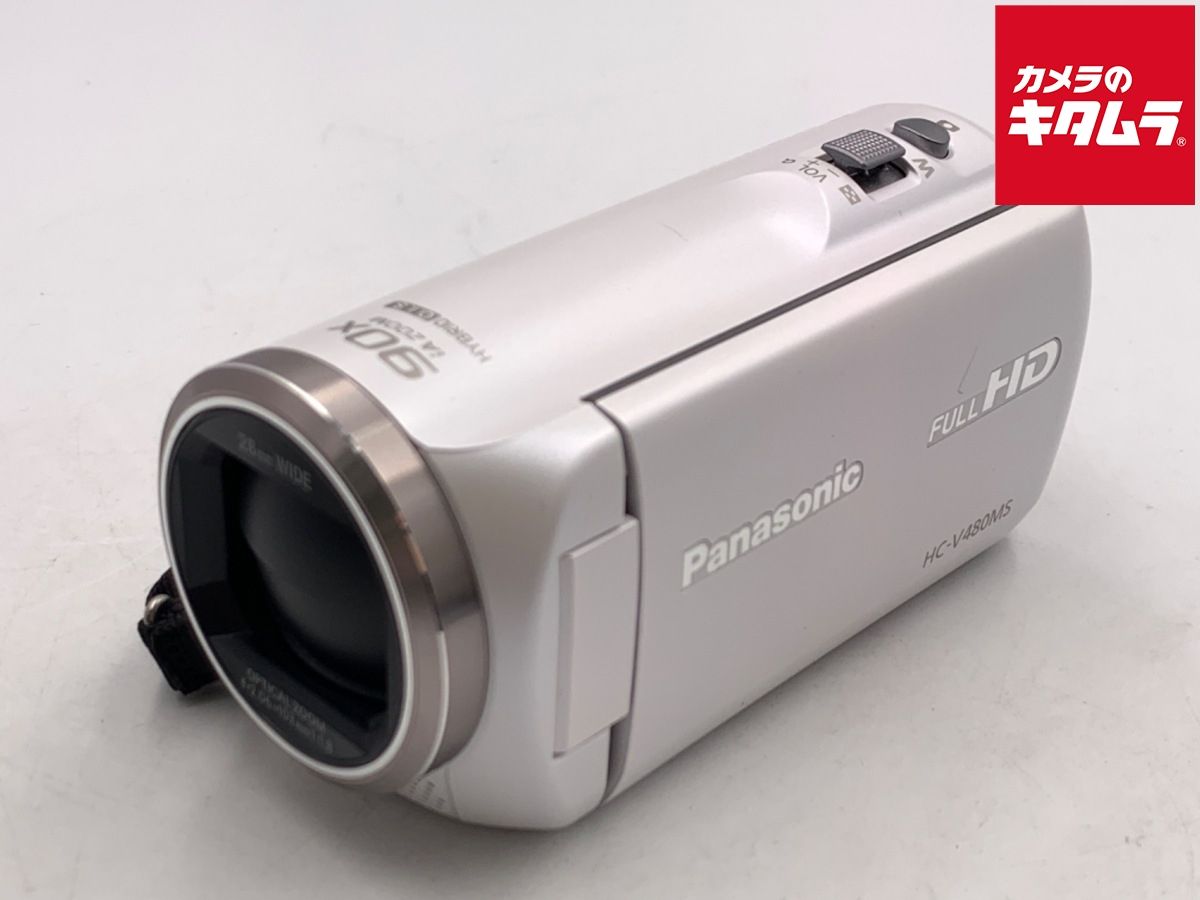 Panasonic HC-V480MS ホワイト パナソニック Panasonic（パナソニック） Panasonic HC-V480MS-W ホワイト ビデオ