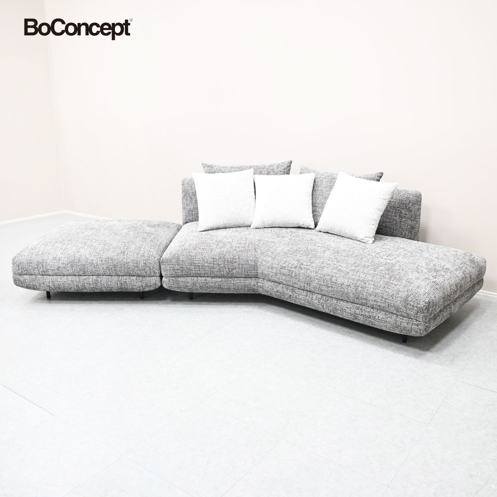 ☆短期展示品☆BoConcept ボーコンセプト カウチソファセット salamanca サラマンカ オットマン付 ヘンリック・ペダーセン 79万