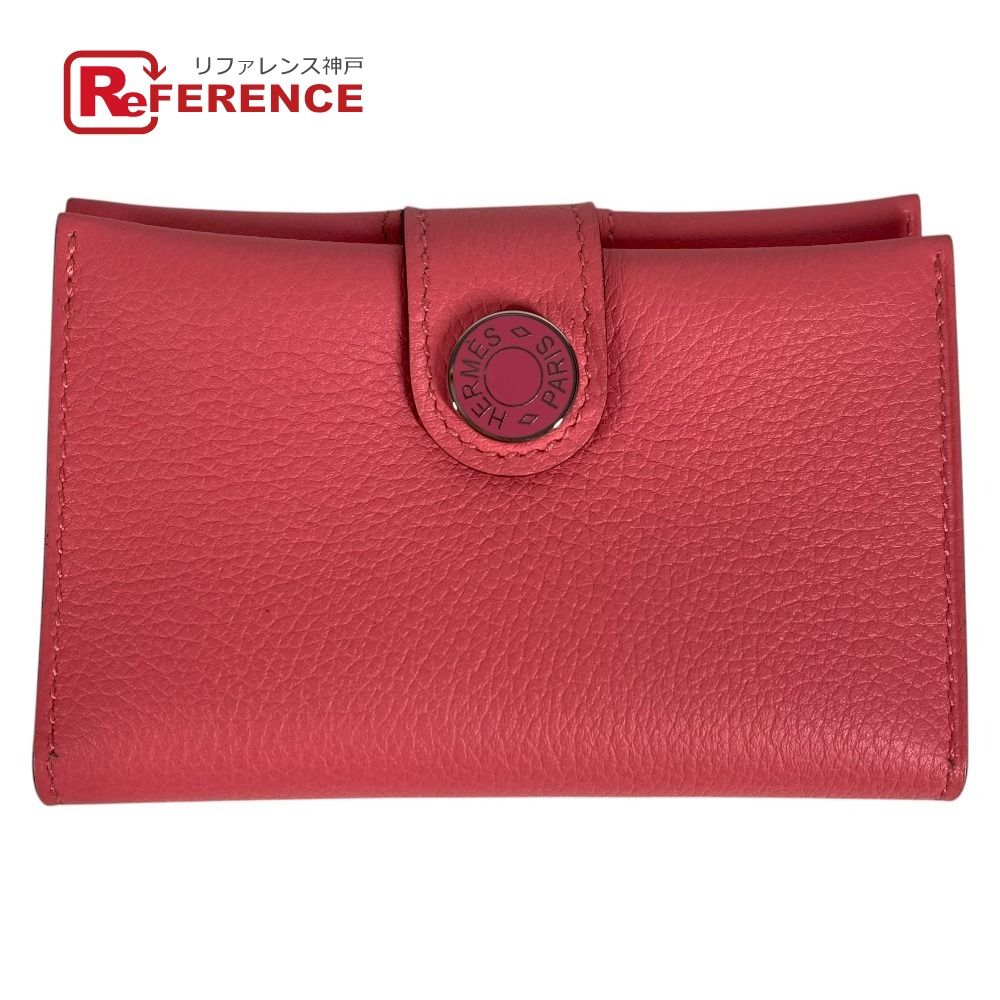 HERMES エルメス カードケース RMS R.M.S エヴァーカラー ローズアザレ ピンク