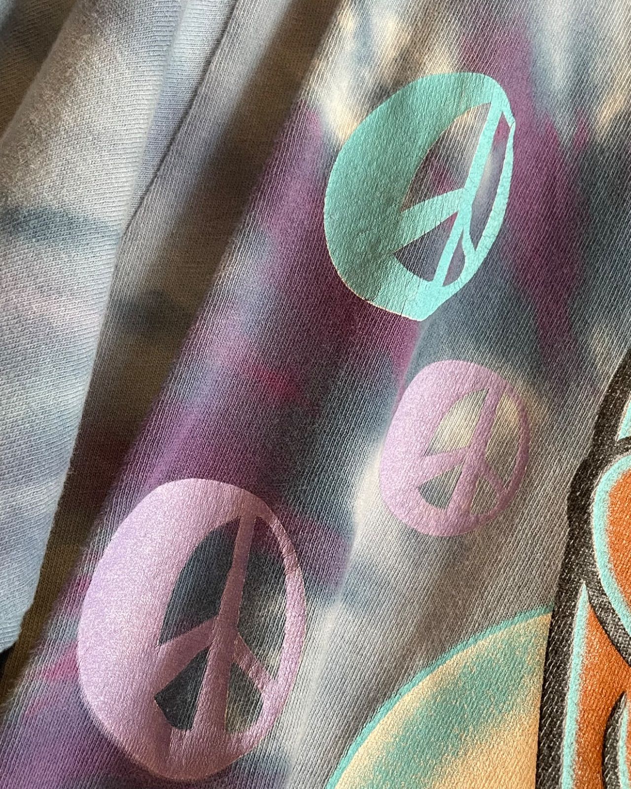 1997 Scooby-Doo tie-dye T-shirt (Changes, Hanna-Barbera licensed, L, made in USA) 6