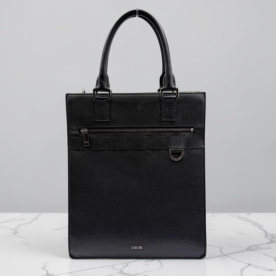 ⭐️良品⭐️ ディオール サファリ レザー トートバッグ ブラック