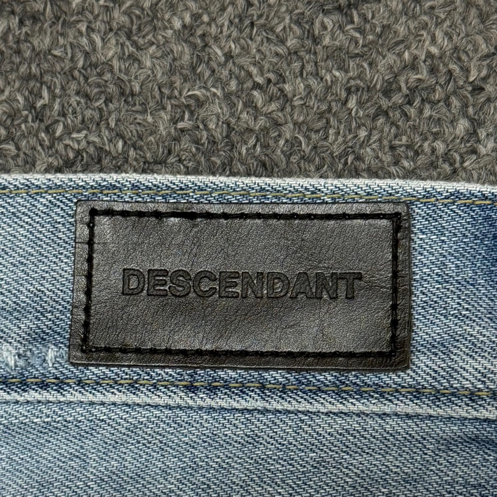 メンズファッション 名作 DESCENDANT クラッシュ 加工 ダメージ 