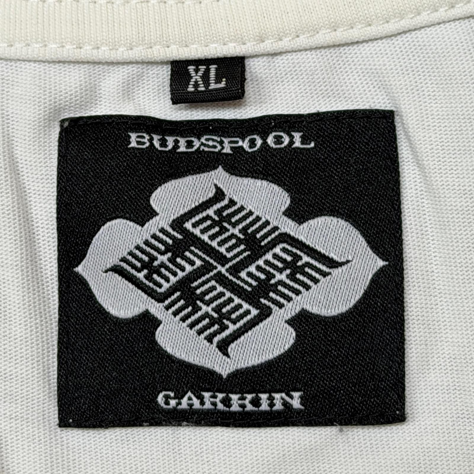 参考上代11000円 BUDSPOOL × GAKKIN 日章菊 S/S TEE 半袖Tシャツ 