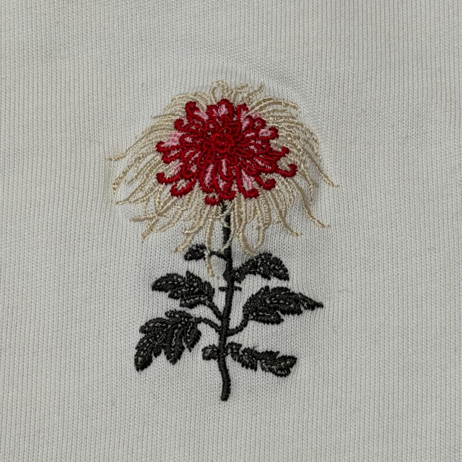 参考上代11000円 BUDSPOOL × GAKKIN 日章菊 S/S TEE 半袖Tシャツ 