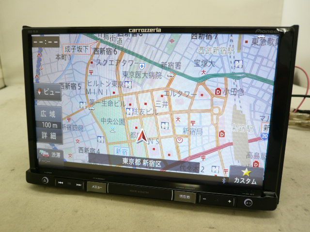 中古】 8V型 2025年版 カロッツェリア AVIC-RL99 メモリーナビ 地デジ
