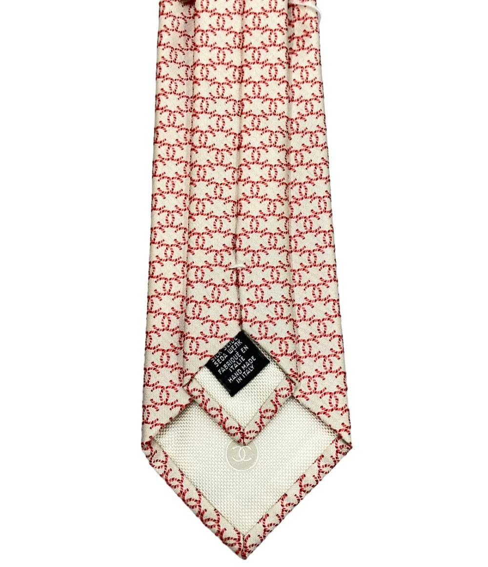 美品 シャネル ネクタイ ココマーク シルク100% メンズ CHANEL - メルカリ