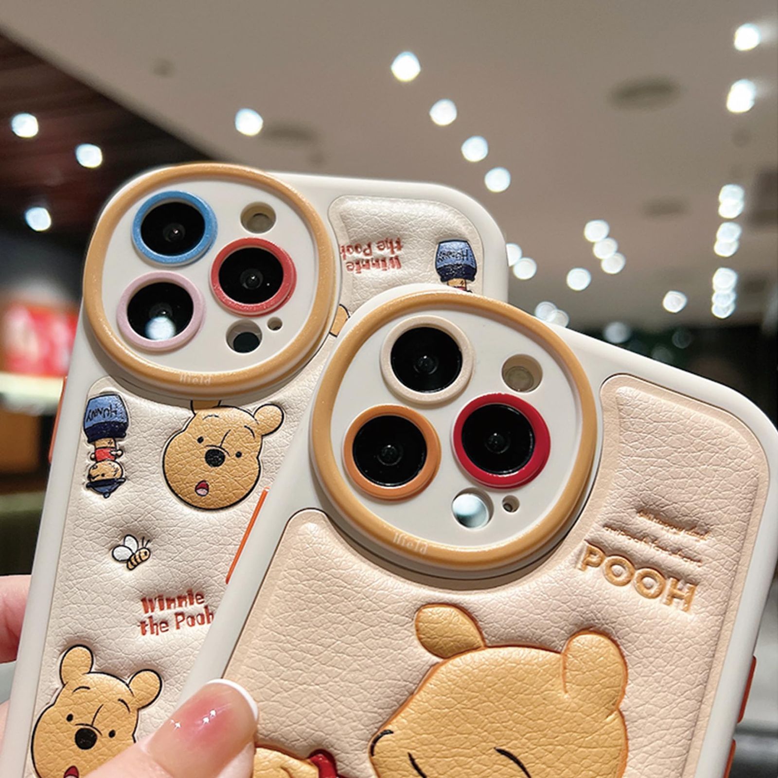 GREDINO iPhone15 Plus 用 ケース プーさん スマホケース iphone 