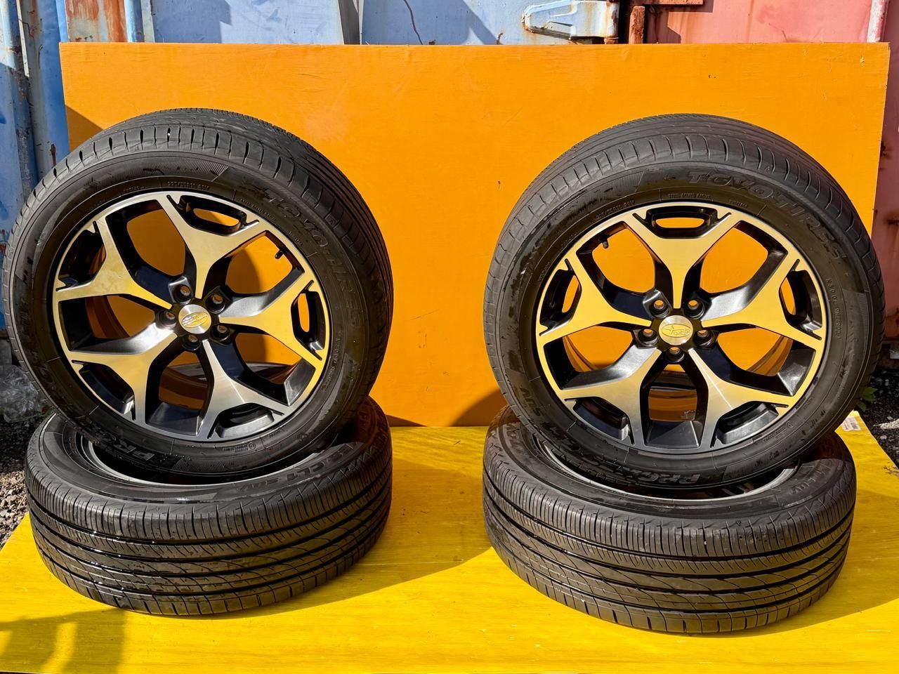 ZT-8613] 4本 5穴 SUBARU ENKEI スバル アルミホイール ET48 日本製