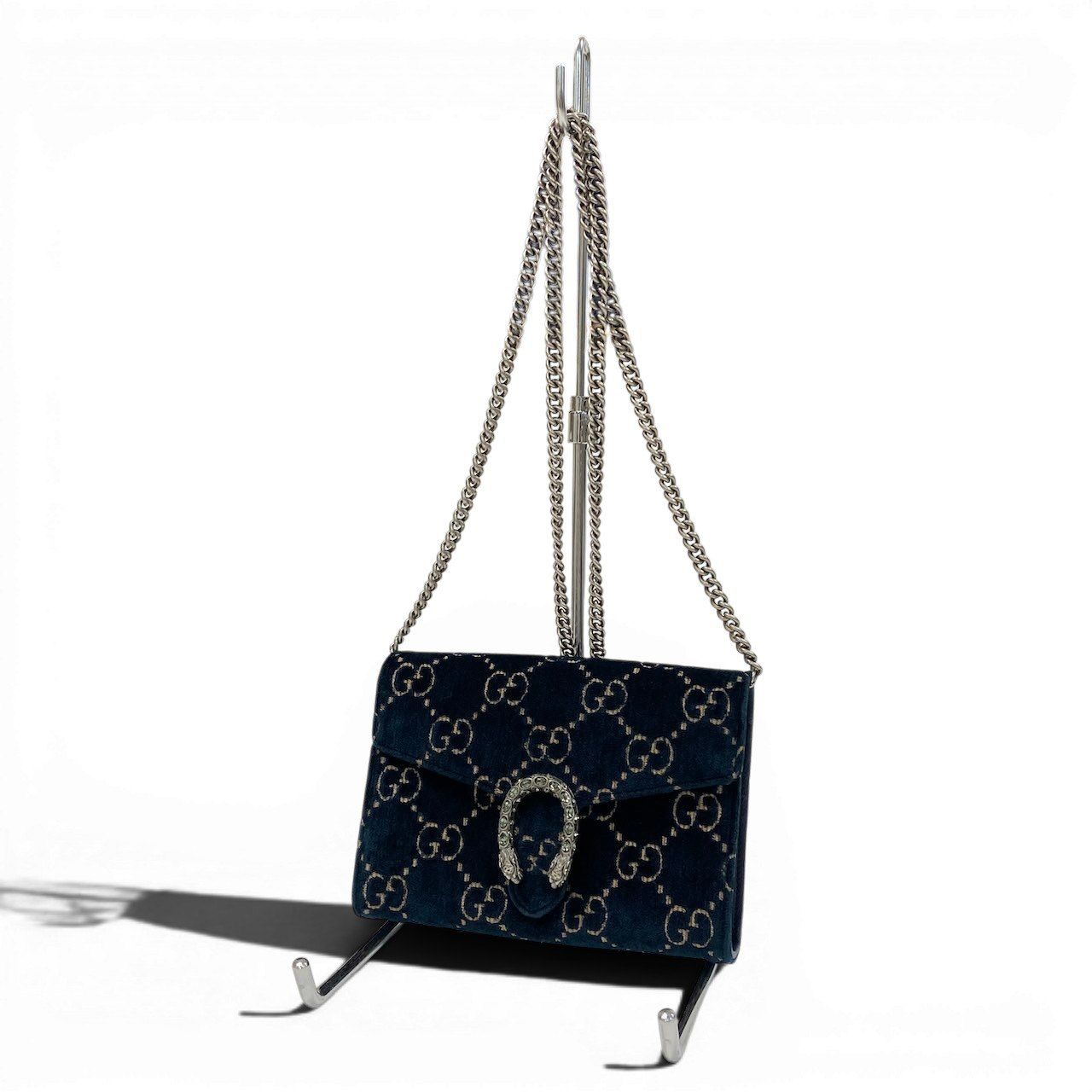 e4 《美品》 GUCCI グッチ デュオニソス GG モノグラム クロスボディ 