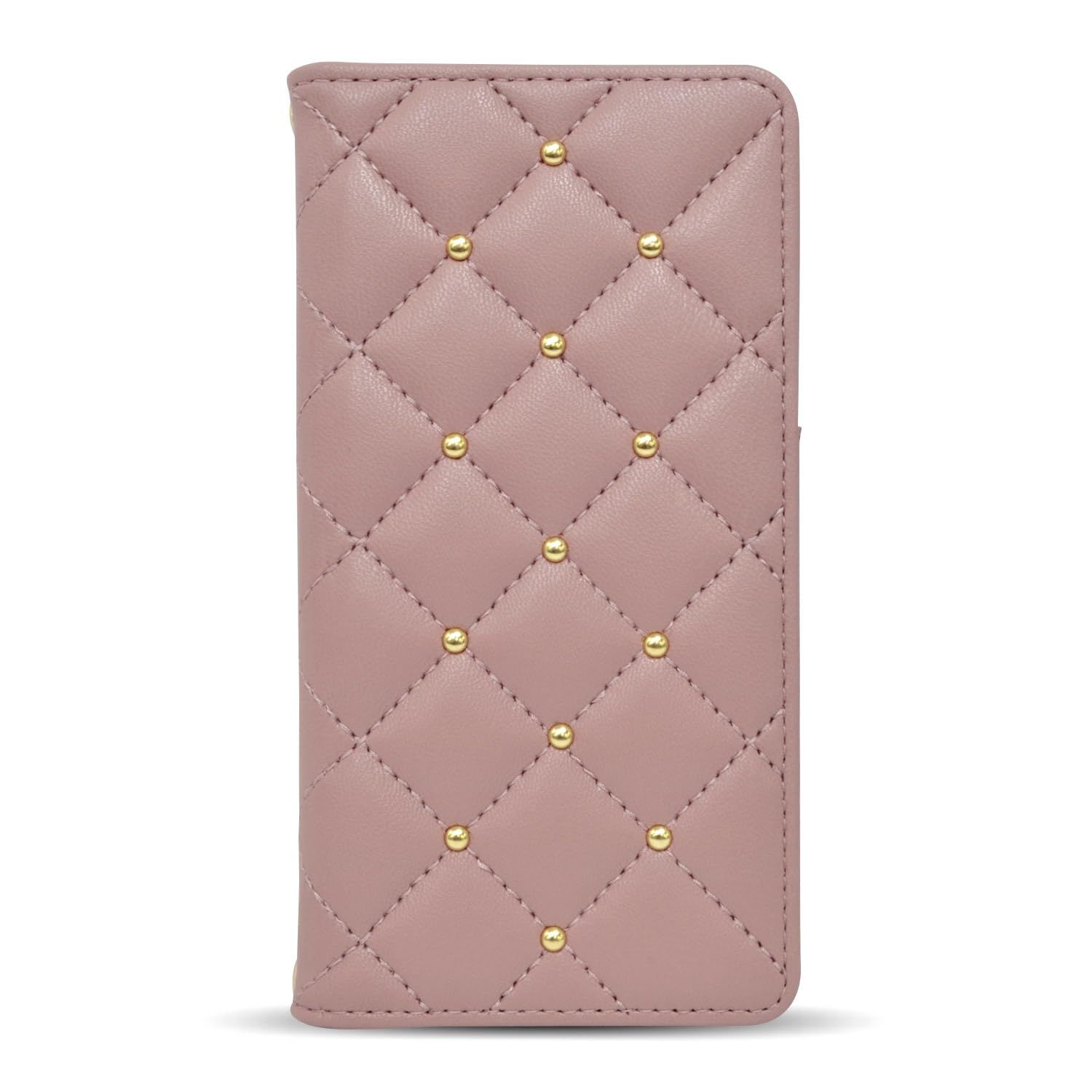CECIL McBEE 正規品 Google Pixel 9a 対応 ケース ミラー付き 「 キルティング 手帳ケース 」 セシルマクビー グーグルピクセル9a 手帳型 カード収納 ブランド スマホケース (ピンクモカ)