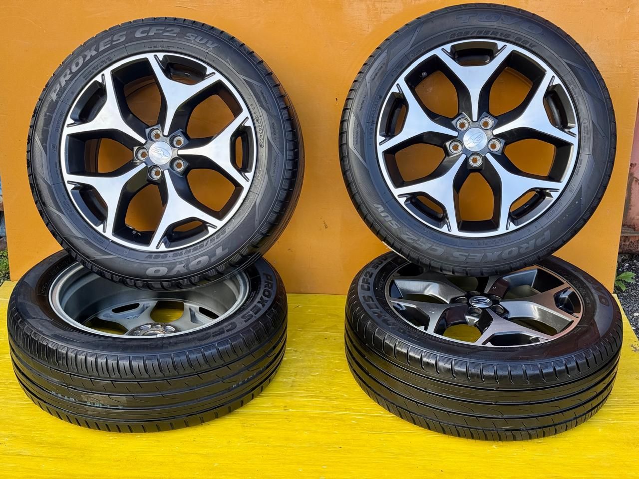 スバル車 ホイール ZT-8614] 4本 5穴 SUBARU ENKEI スバル アルミホイール ET48 日本製