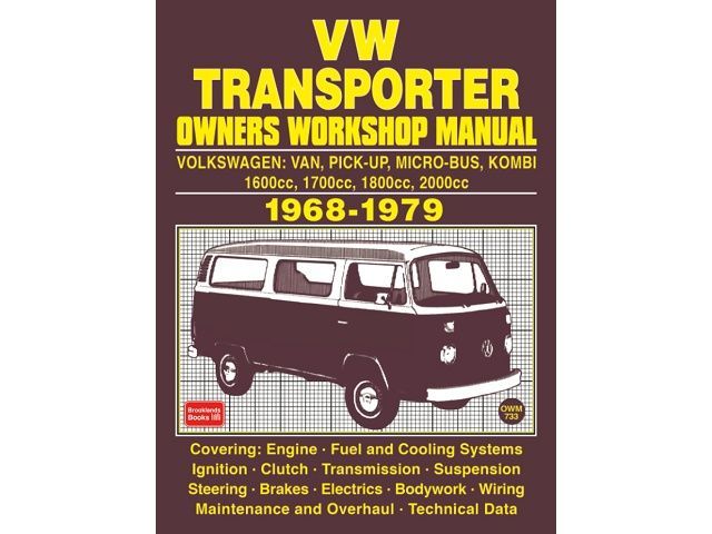 洋書★フォルクスワーゲン トランスポーター サービスマニュアル 1968-1979 本 整備ガイド