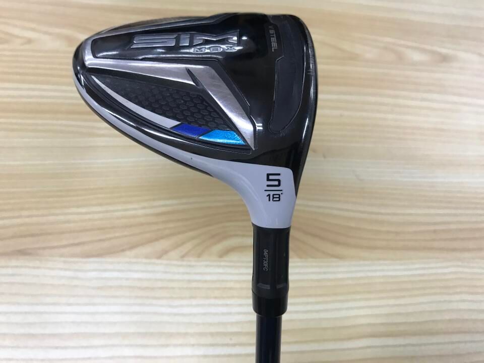 テーラーメイドSIMMAX5番18 US VENTUS6sVeloCore無し テーラーメイド SIM MAX US 18度 Fujikura VENTUS Blue FW6 S