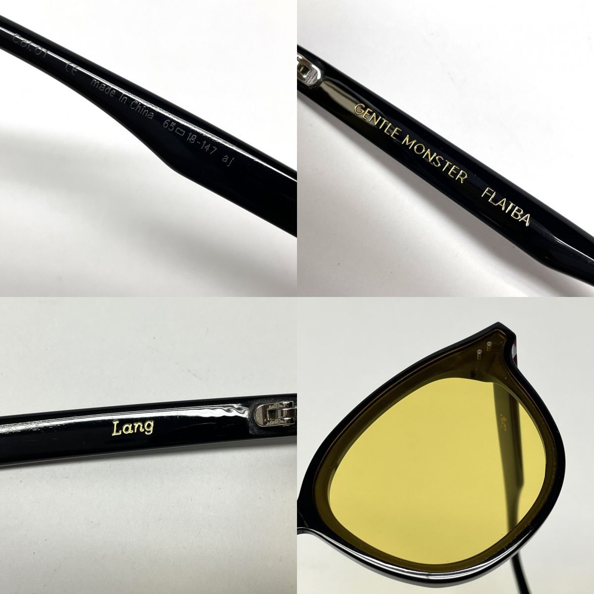 【ハチイチ】GENTLE MONSTER FLATBA サングラス GENTLE MONSTER ジェントルモンスター FLATBA LANG SUNGLASSES