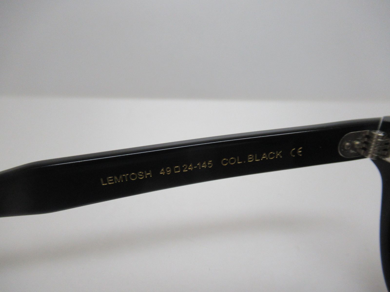 MOSCOT モスコット LEMTOSH レムトッシュ 49 ブラック 黒 サングラス