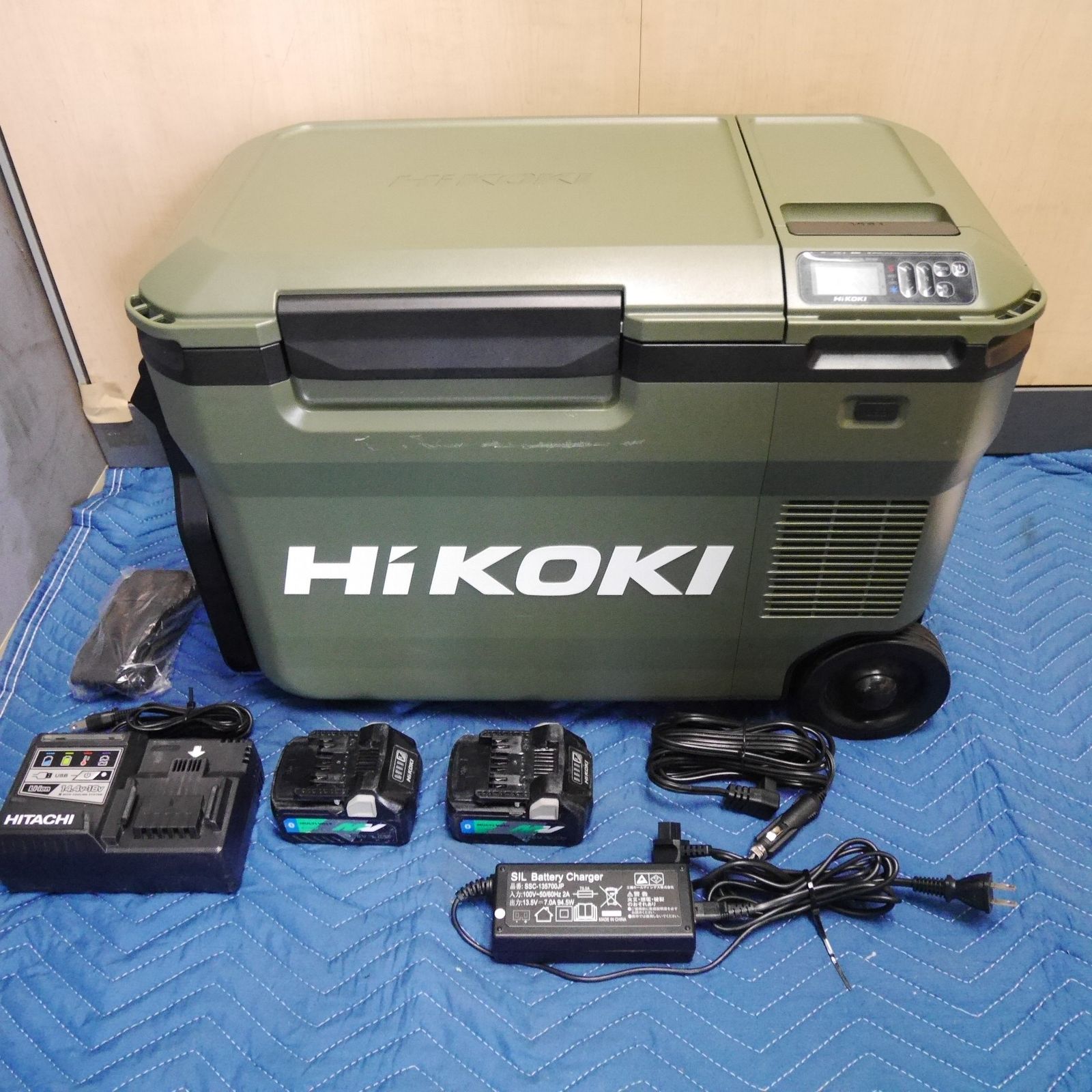 HiKOKI 冷温庫 25L UL18DB 蓄電池2個付き