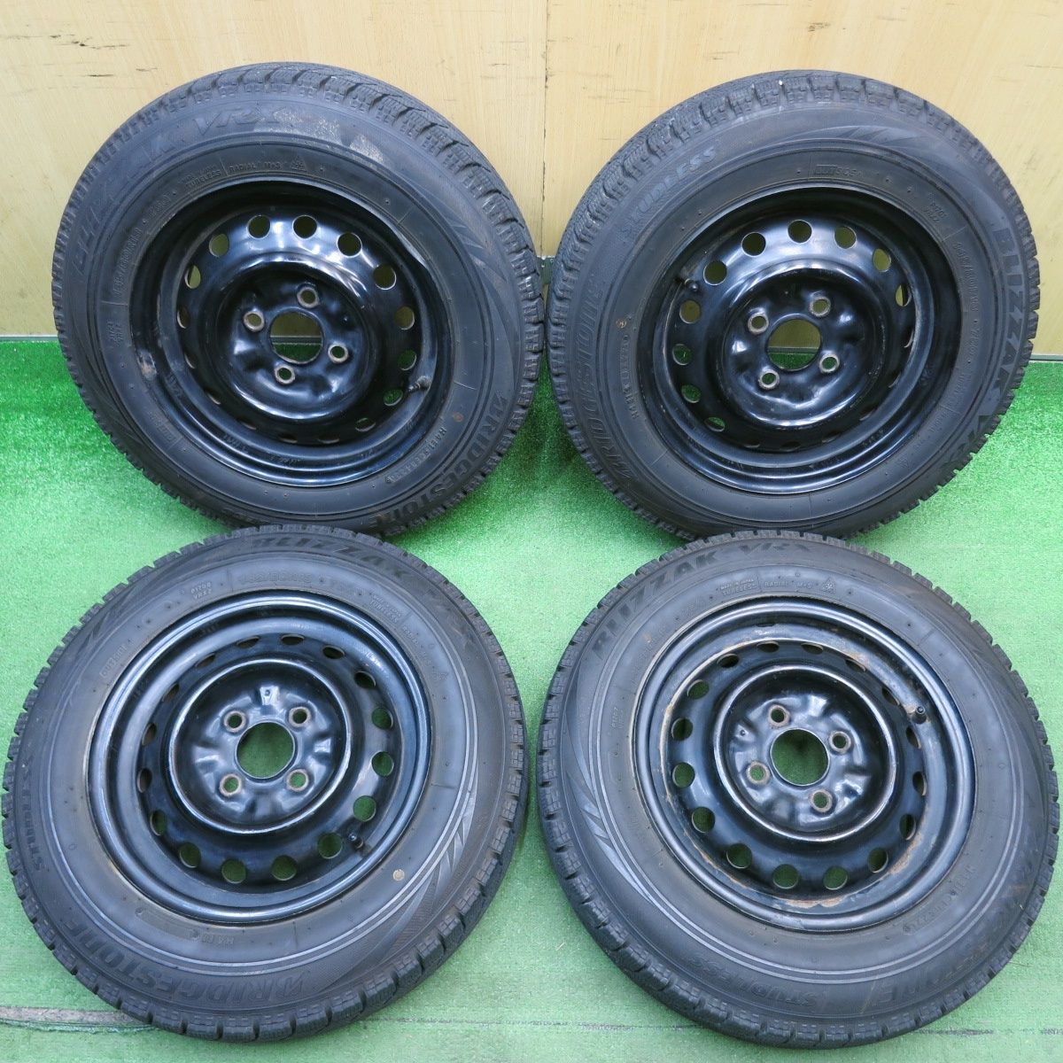 4本価格☆日産 純正 スチール 145/80R13 スタッドレス ブリヂストン