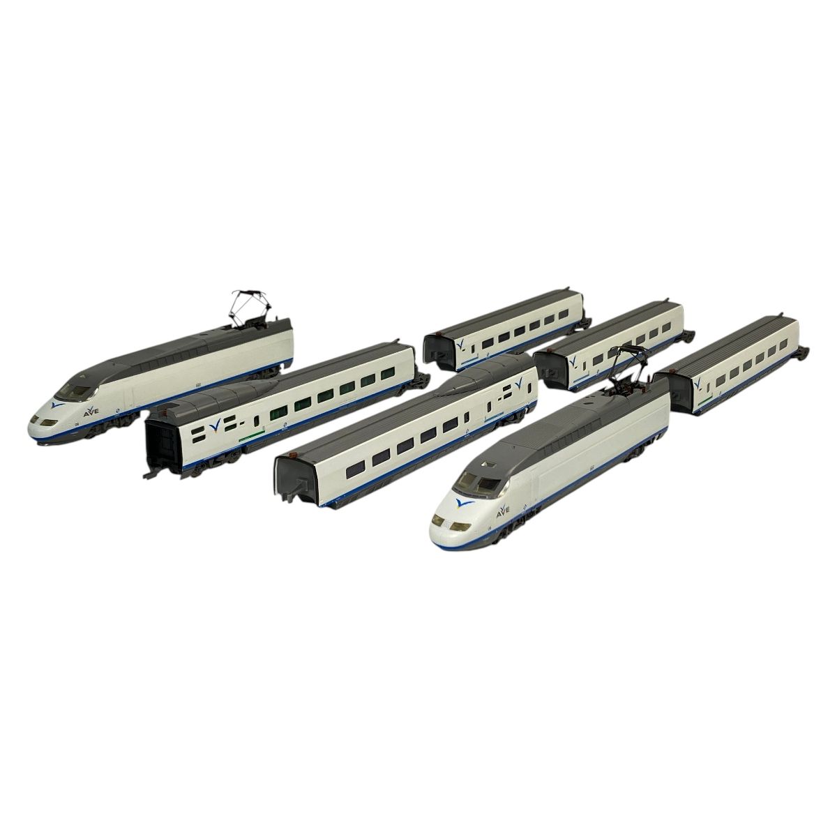 MEHANO スペイン国鉄 Renfe AVE 7両セット HOゲージ 鉄道模型 ジャンク N11181517