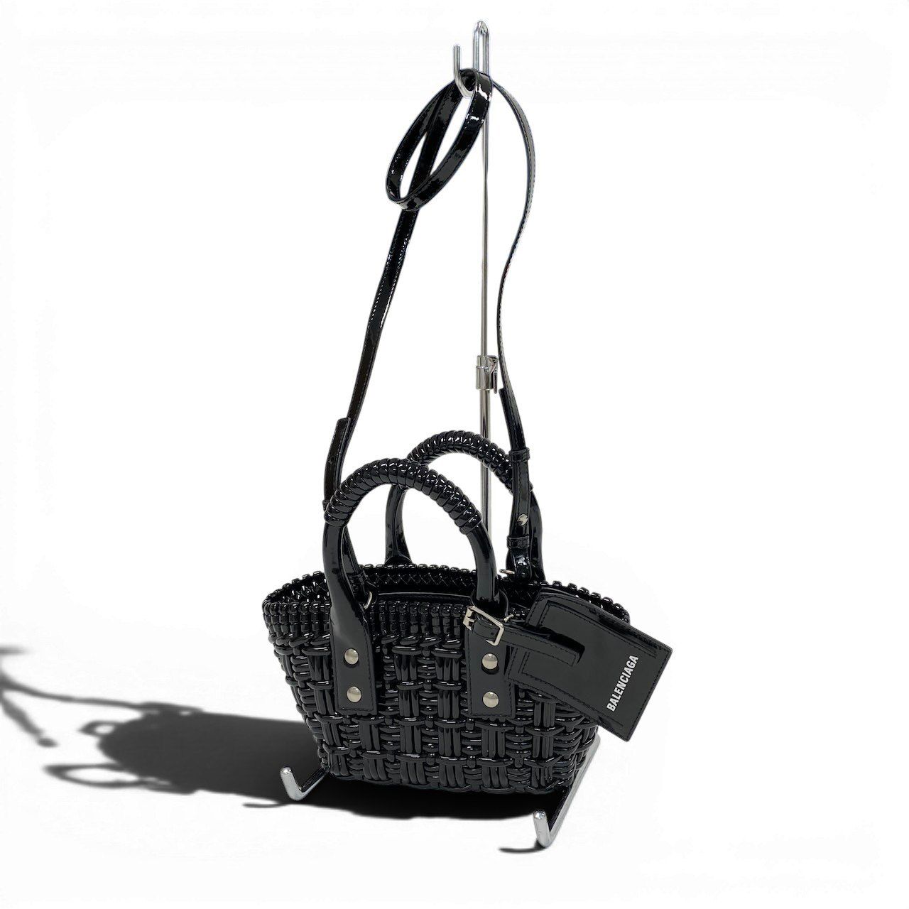 e4 《極美品》 BALENCIAGA バレンシアガ 2WAY ビストロ XXS バスケット