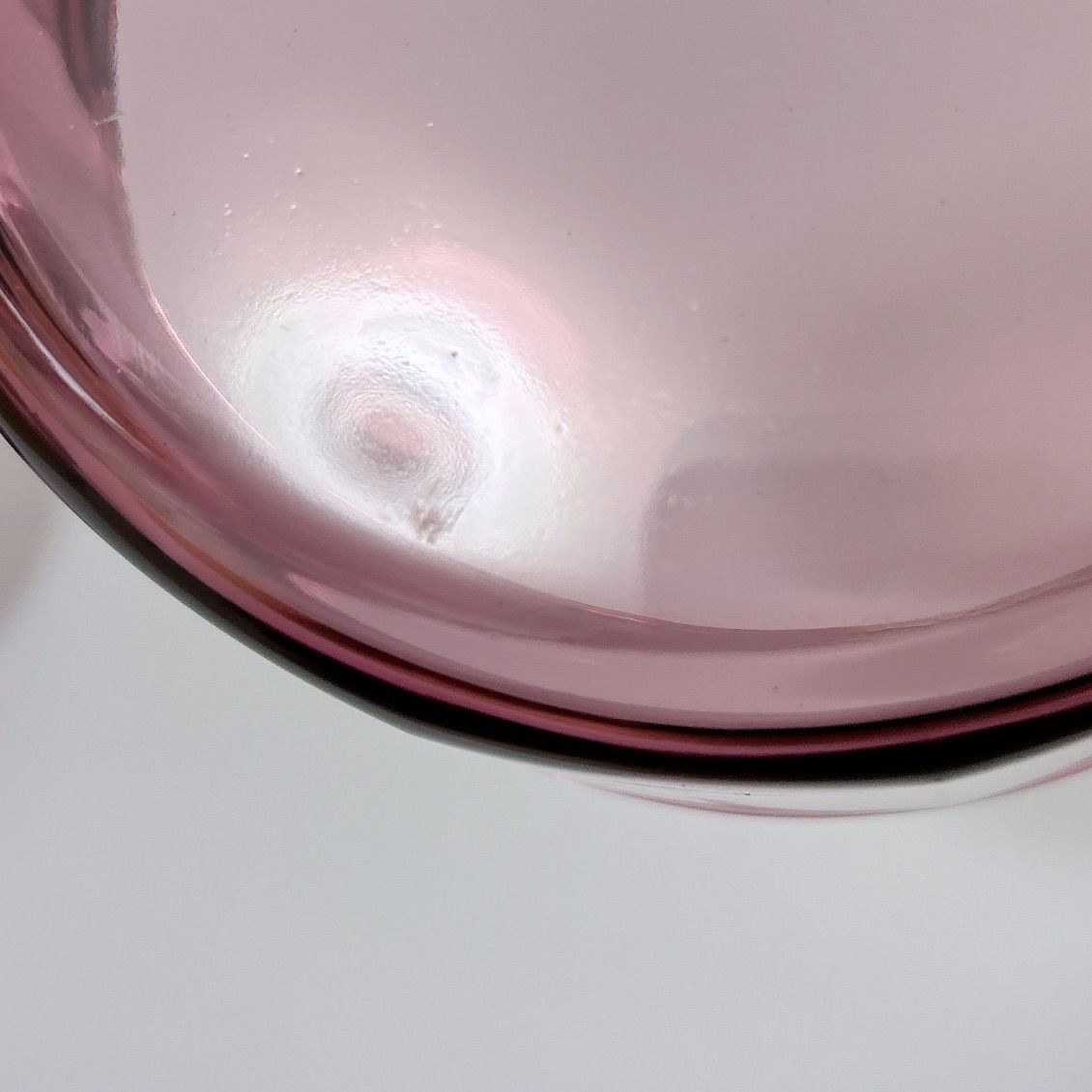 CORNING USA VISION ビジョン ガラス 両手鍋 クランベリー コーニング
