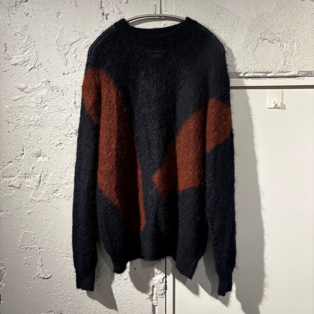 YOKE ヨーク 25AW PHOTOGRAM INTARSIA SWEATER モヘアニット 